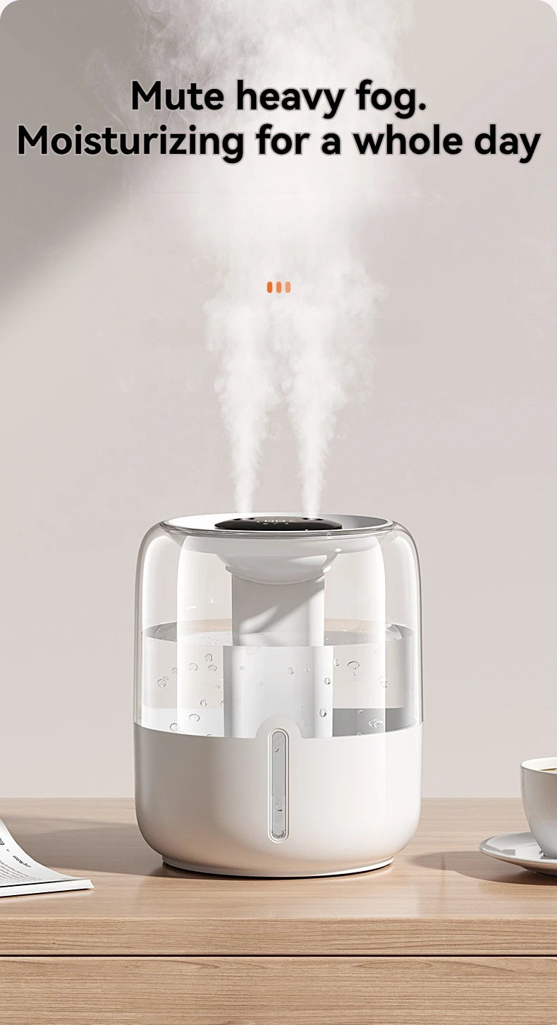 Humidificador Grande 4.8L Difusor de Aroma USB