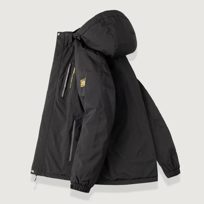 Parka militar con capucha para hombre, abrigo grueso y cálido a prueba de viento, Anorak, chaquetas de invierno