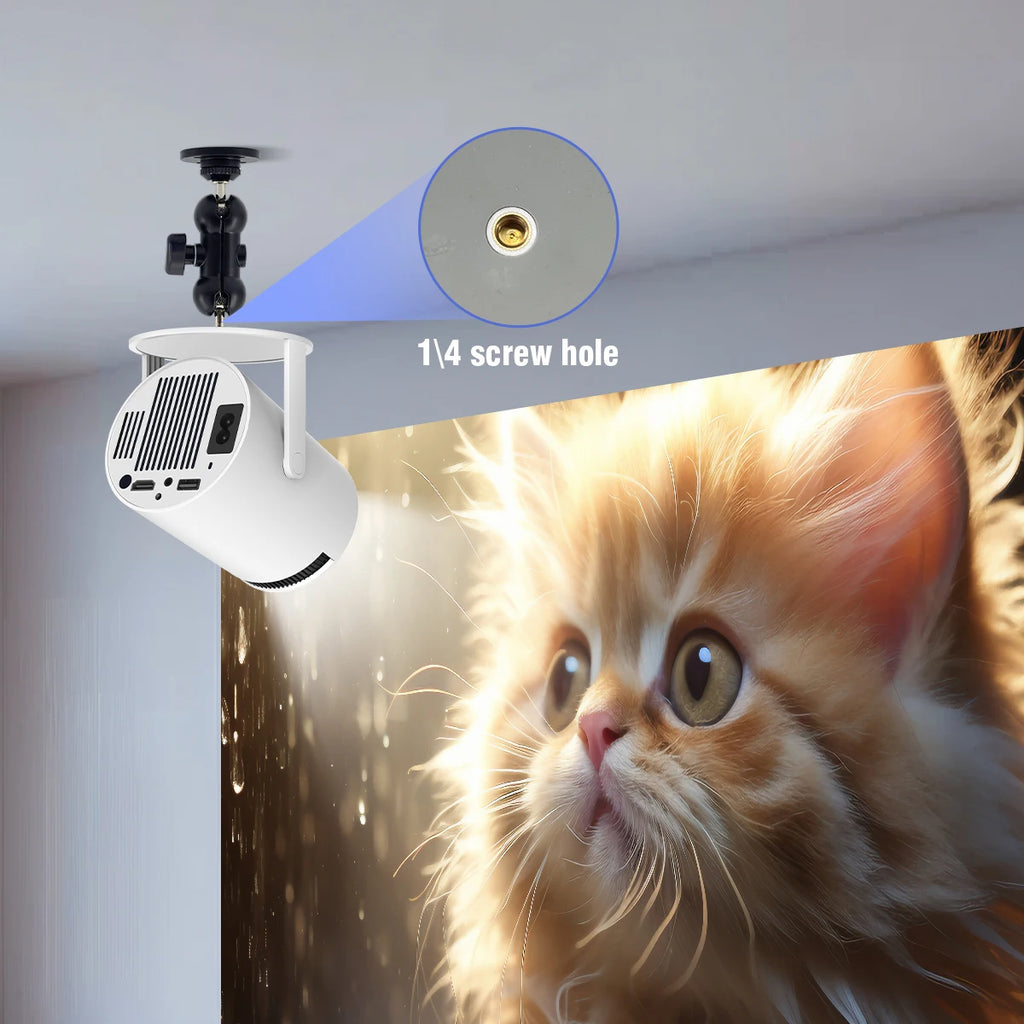 Magcubic HY310X 4K Mini proyector de enfoque automático con Full HD 1080P 420ANSI Android 11Keystone para proyector de soporte de cine al aire libre