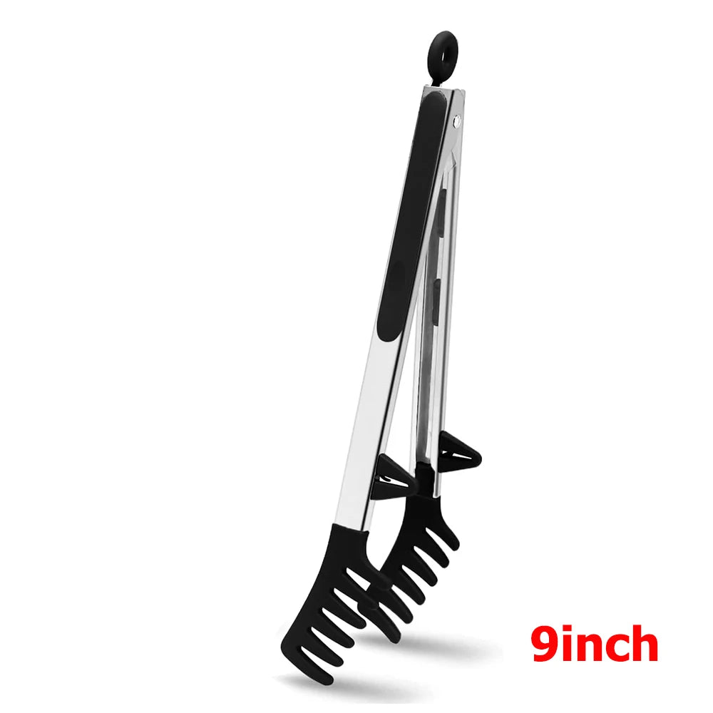 LMETJMA Pinzas de Silicona para Cocina Antiadherentes