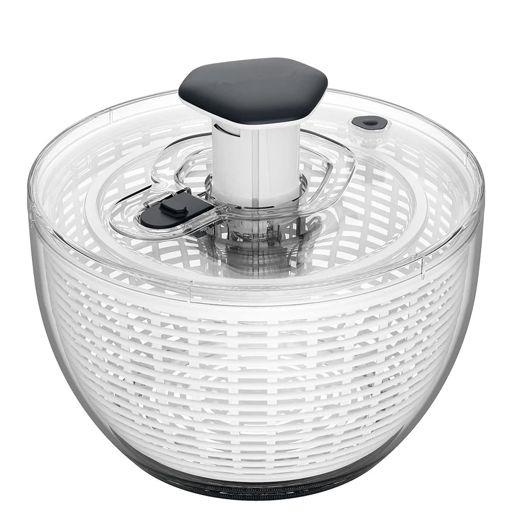 LMETJMA-espeador de ensalada de 6,3 QT, secador de lechuga grande, Spinner de una sola mano, fácil de presionar, secador de verduras grande, mezclador de ensalada, lavadora JT251