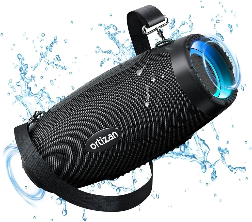 Ortizan Altavoz Bluetooth Boombox 100W IPX7
