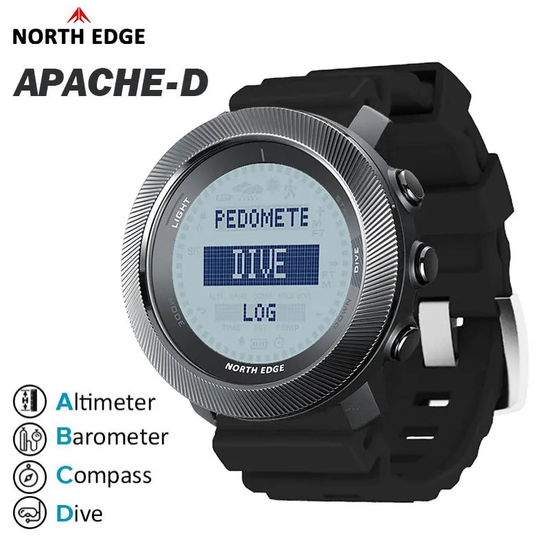NORTH EDGE APACHE-D Reloj Digital Buceo 100M