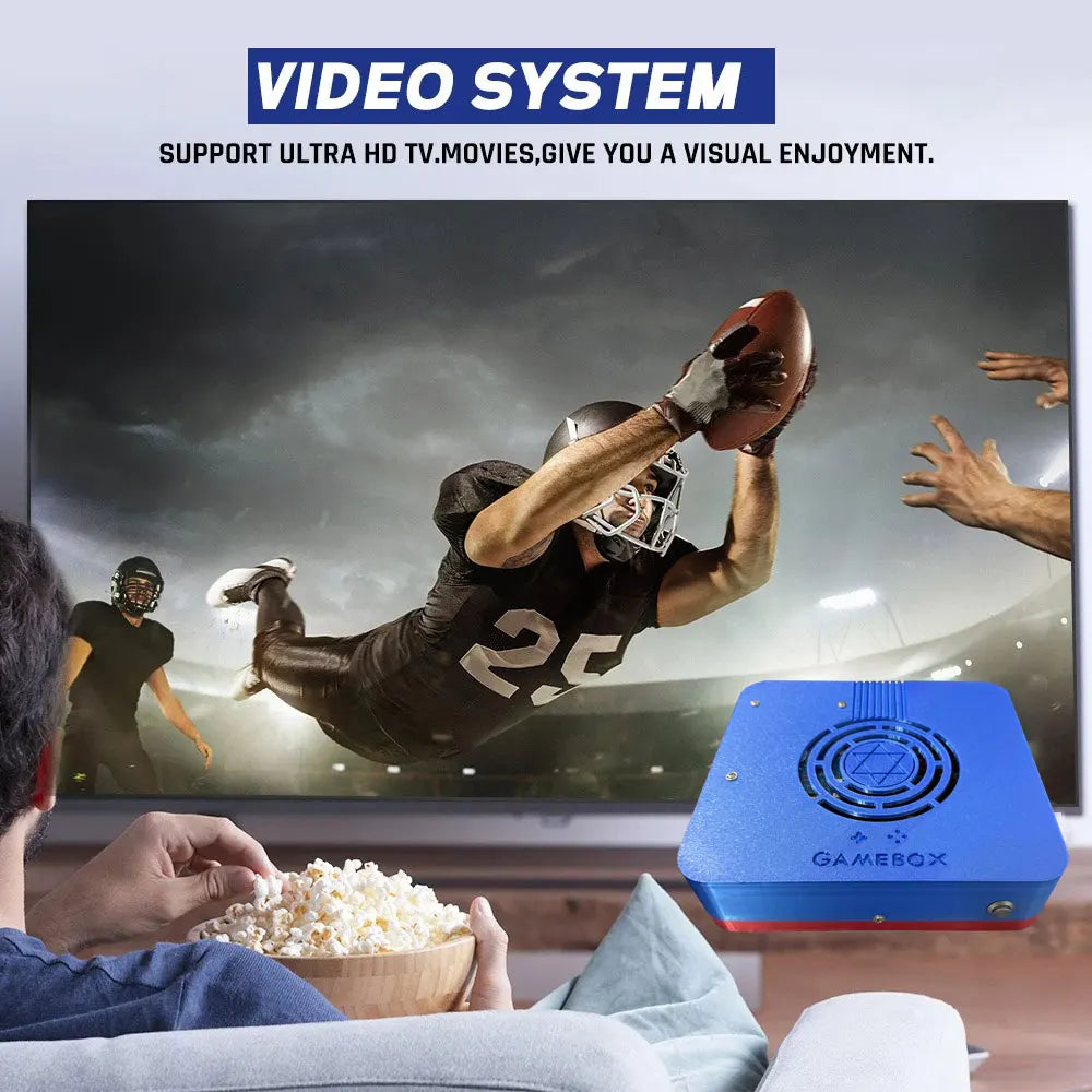 Consola de juegos de doble sistema GD10 Plug&Play para TV I3-3110M, 500G/1T ROM, más de 70000 juegos para Wii, PS2, N64, PSP, GameCube, N64, con mando inalámbrico.