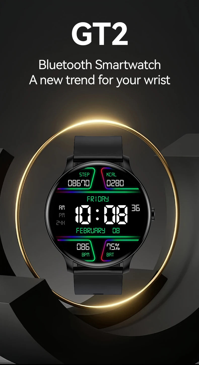 LAXASFIT Reloj Inteligente Táctil Bluetooth