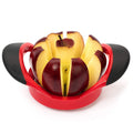 Rebanador de manzanas de acero inoxidable LMETJMA, cortador de manzanas ultracargado mejorado de 8 hojas, divisor KC0310