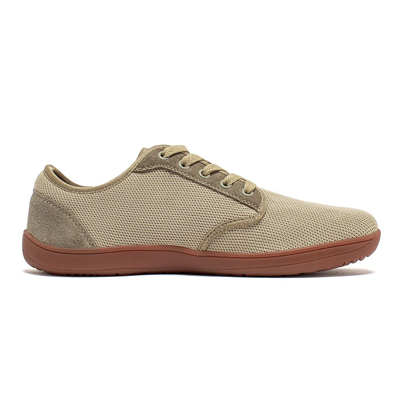 HOBIBEAR Zapatos minimalistas descalzos Unisex Punta ancha Zero Drop Zapatillas para caminar Zapatos ligeros y transpirables de malla