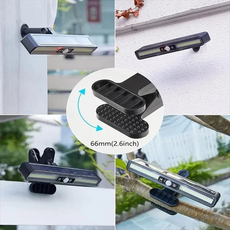Luz Solar con Clip para Exteriores 36 LED Impermeable