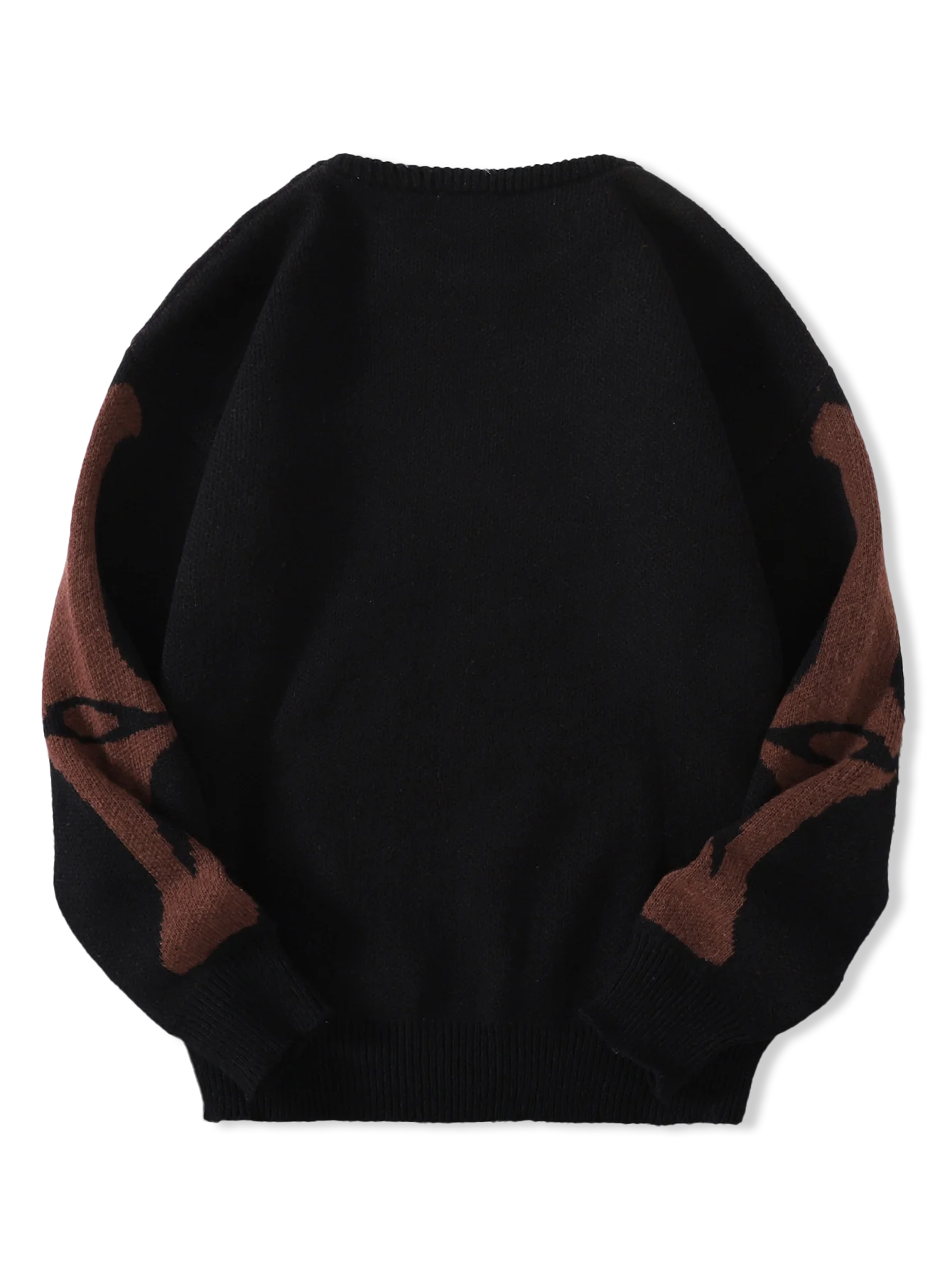 Nuevo Popular Otoño e Invierno Backbone Jacquard patrón pulóver suéter Casual cuello redondo tejido jersey de los hombres