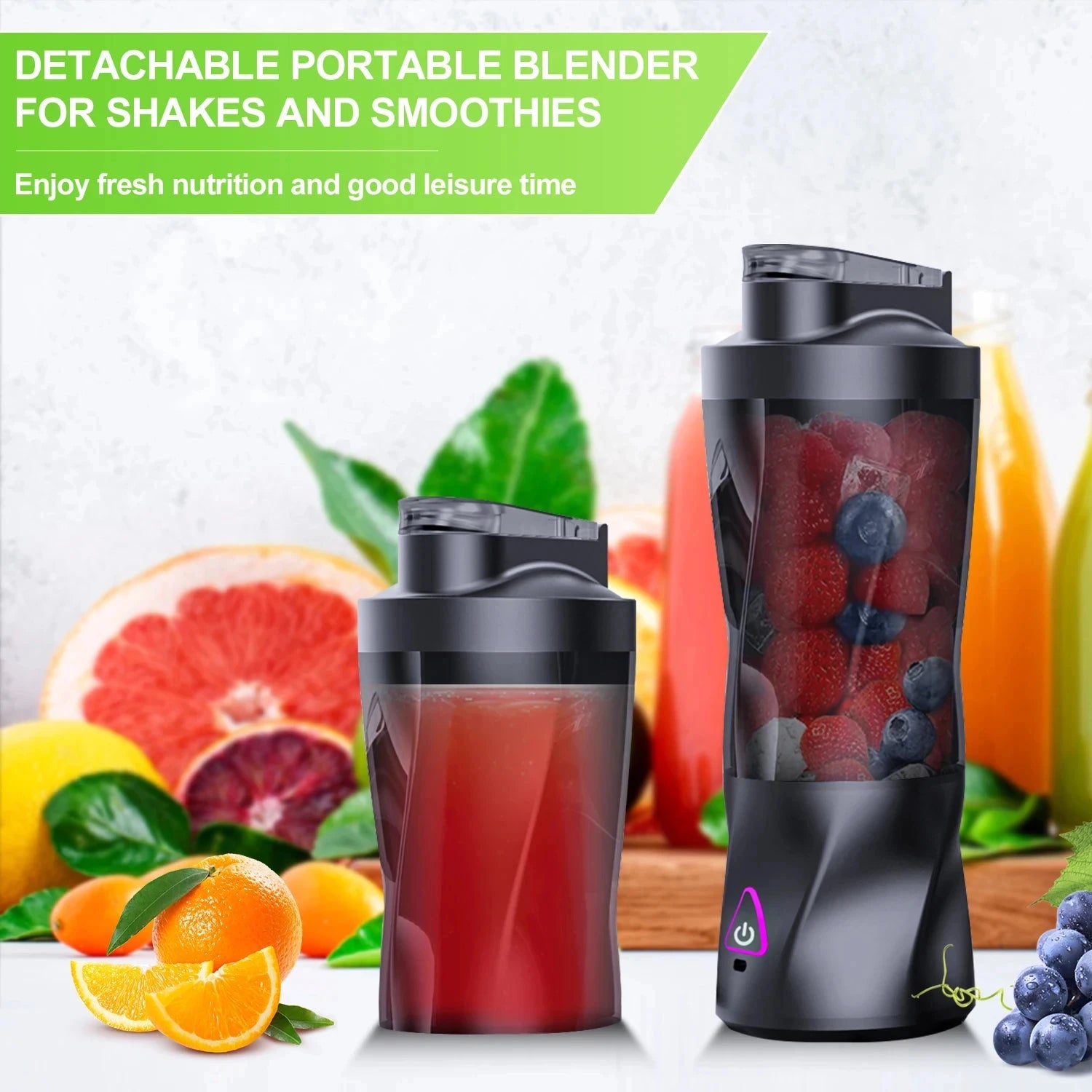 Licuadora Portátil Eléctrica Mezcladora de Frutas Frescas