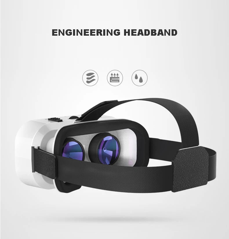 Shinecon-gafas de realidad Virtual Viar 3D VR, dispositivo, lentes para casco, auriculares, gafas inteligentes para teléfono inteligente, Realidade móvil