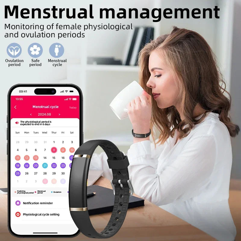 Reloj Inteligente sin Pantalla Monitor Cardíaco y Sueño