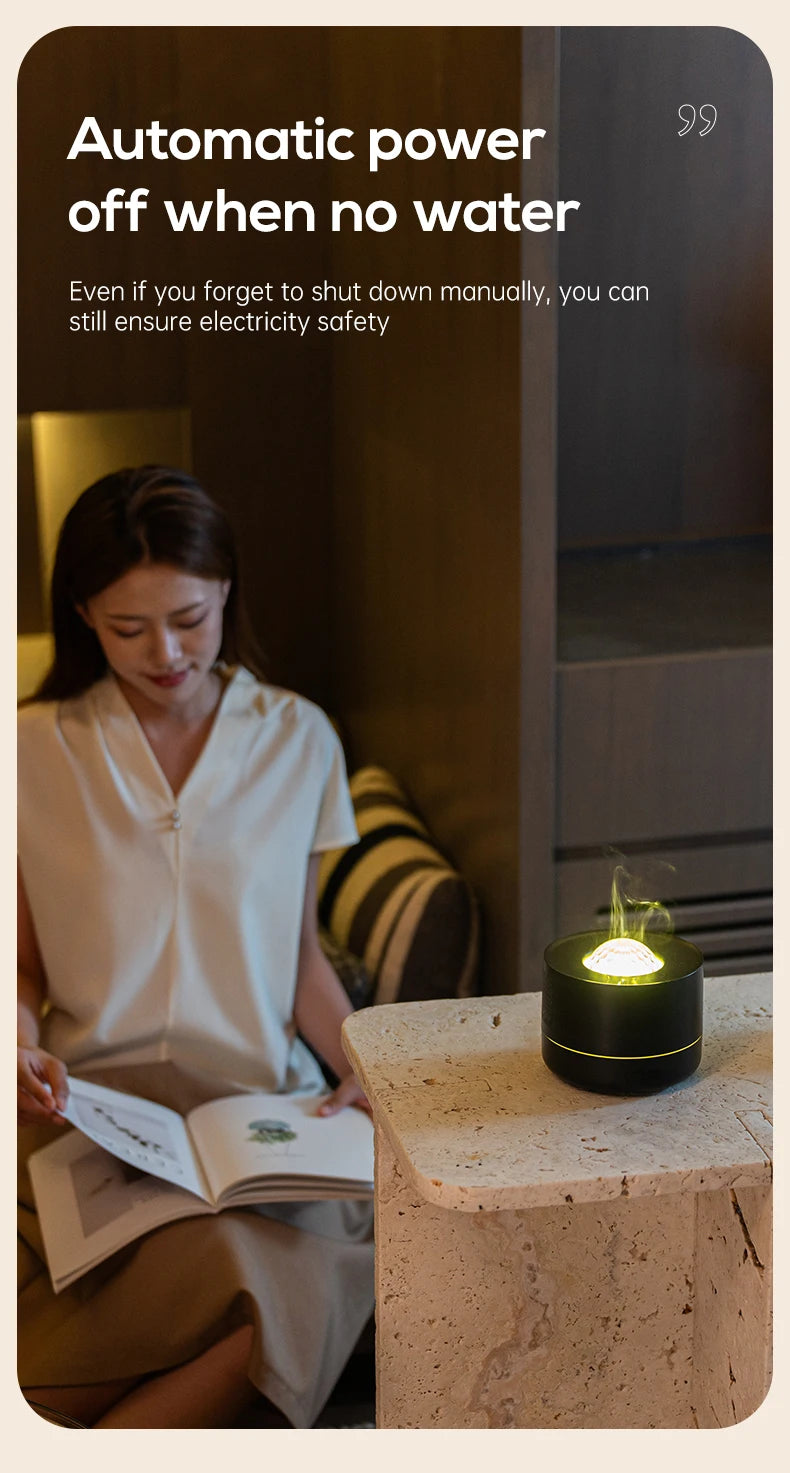 Difusor de aromaterapia 2 en 1, luz de proyección de cielo estrellado, difusor de aceites esenciales de 200ml, humidificador de niebla fría con luz colorida