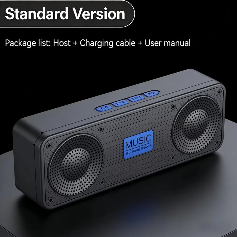 Mini Altavoz Bluetooth Portátil S18 con Radio FM y Tarjeta TF