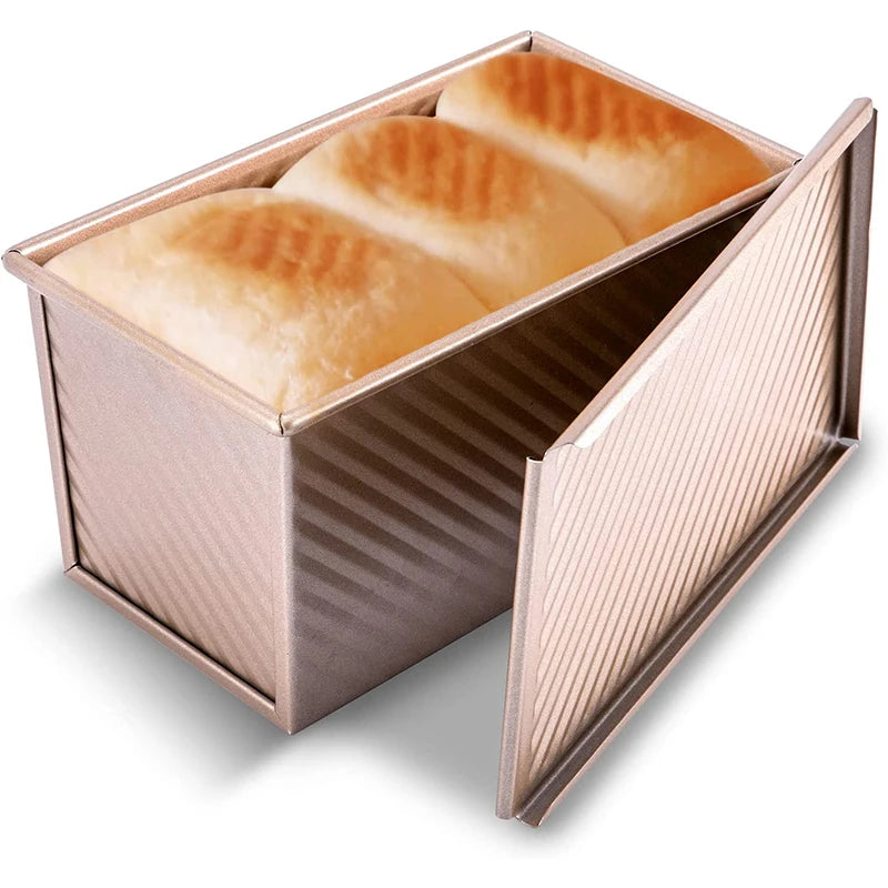 Molde para pan Pullman con tapa antiadherente 1lb