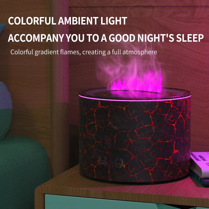 Humidificador Llama Simulada Compacto