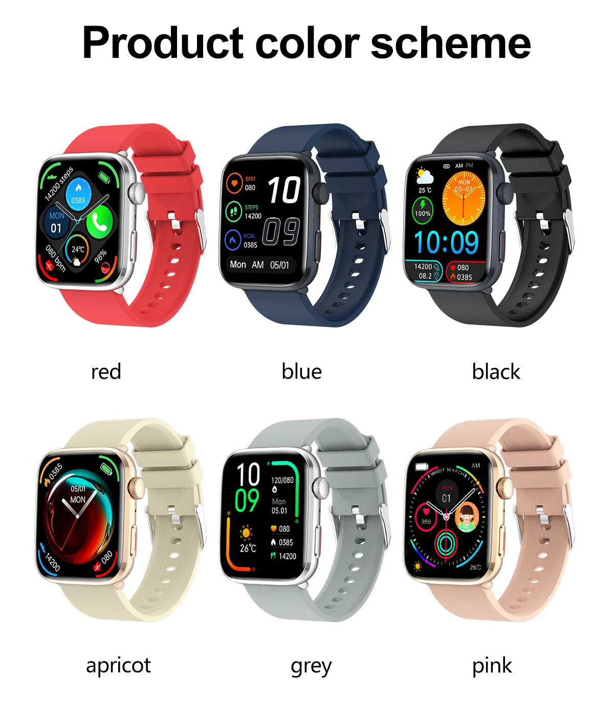 Reloj Inteligente NFC Salud Femenina AMOLED