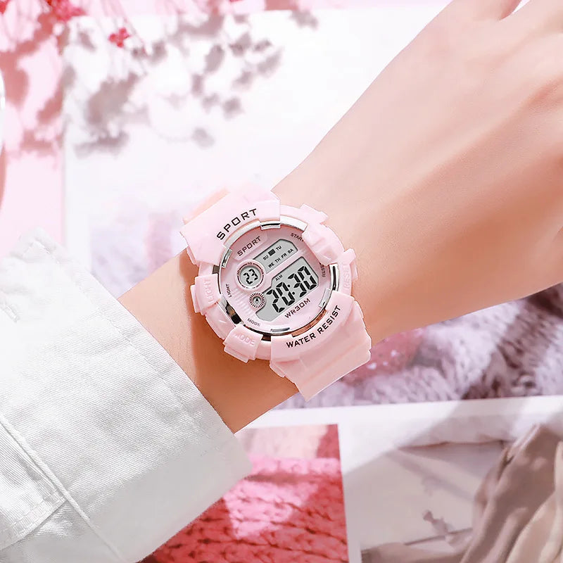 Reloj Digital YIKAZE Deportivo Impermeable para Niños