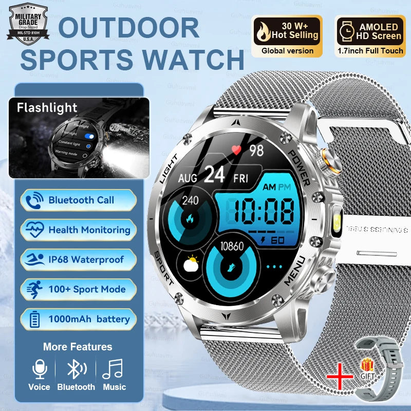 Reloj Inteligente T-REX3 con GPS y Batería 1000mAh