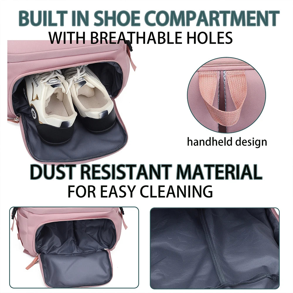 180 °     Mochila Completamente Abierta con Gran Capacidad y Múltiples Bolsillos, Adecuada para Viajes Diarios, Equipaje de Negocios y Bolsa para Computadora