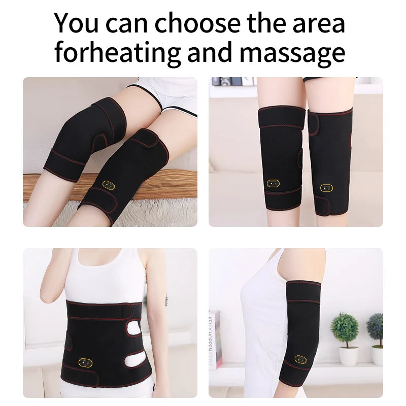 Masajeador Eléctrico de Rodilla con Calor Ajustable Certificado CE