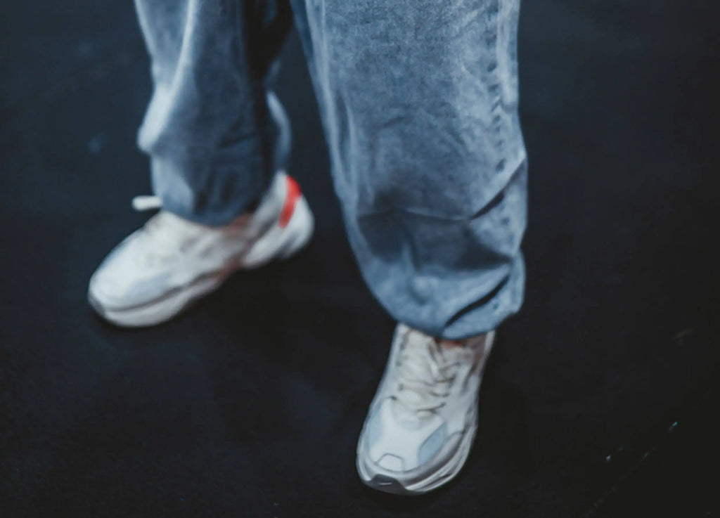 Pantalones Vaqueros Jogger Holgados para Hombre, Negro y Azul, Talla Grande