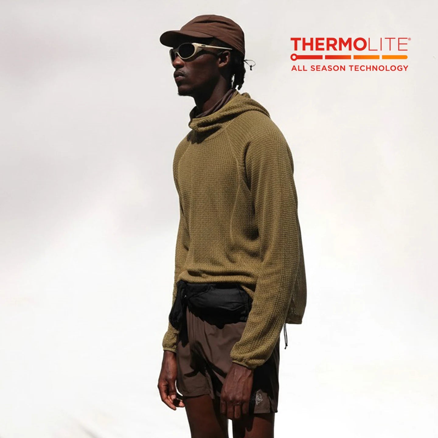 Sudadera con Capucha Thermolite, Liviana y Cálida, Colores Sólidos