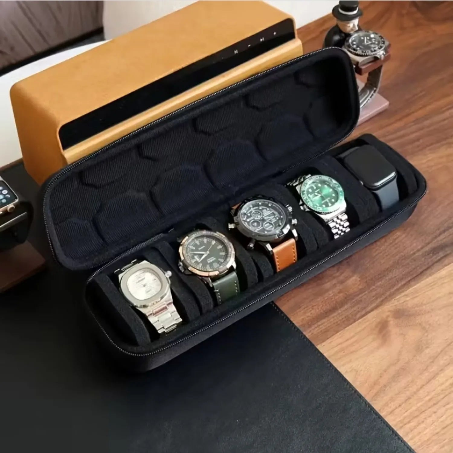 Estuche Organizador de Viaje para 5 Relojes