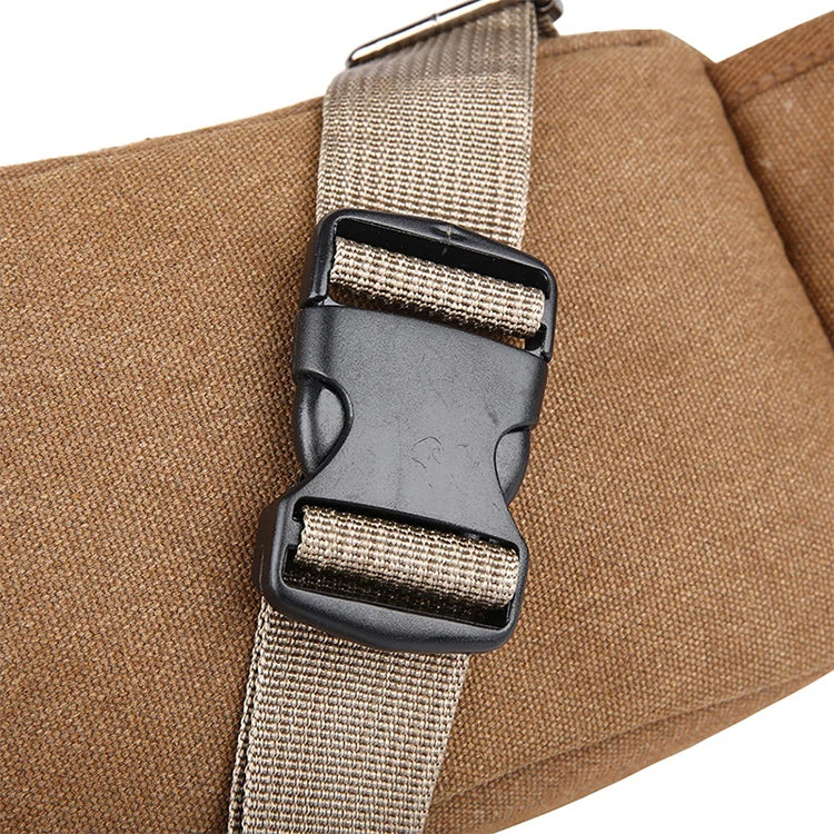 Riñonera para hombre, bolsa de viaje con correas ajustables, ideal para senderismo y acampada al aire libre