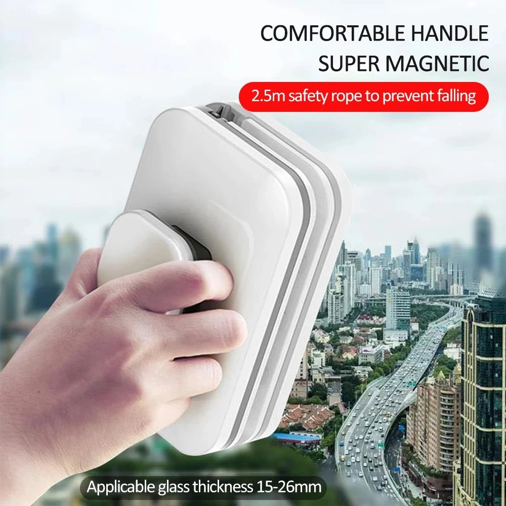 NUEVO Cepillo Magnético Limpiador de Ventanas de Doble Cara con Descarga Automática de Agua, Limpiacristales, Herramientas de Limpieza para el Hogar