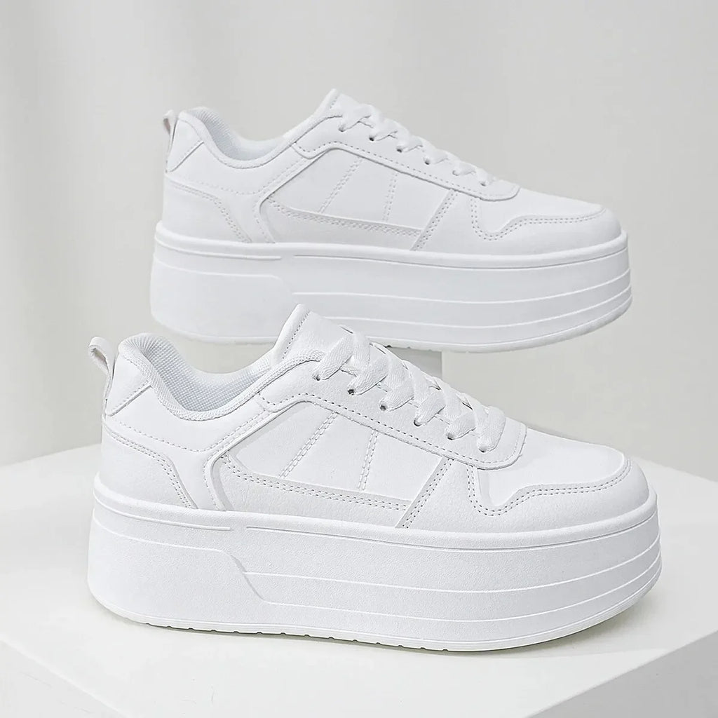 Zapatillas de plataforma para mujer con malla transpirable - 5 cm