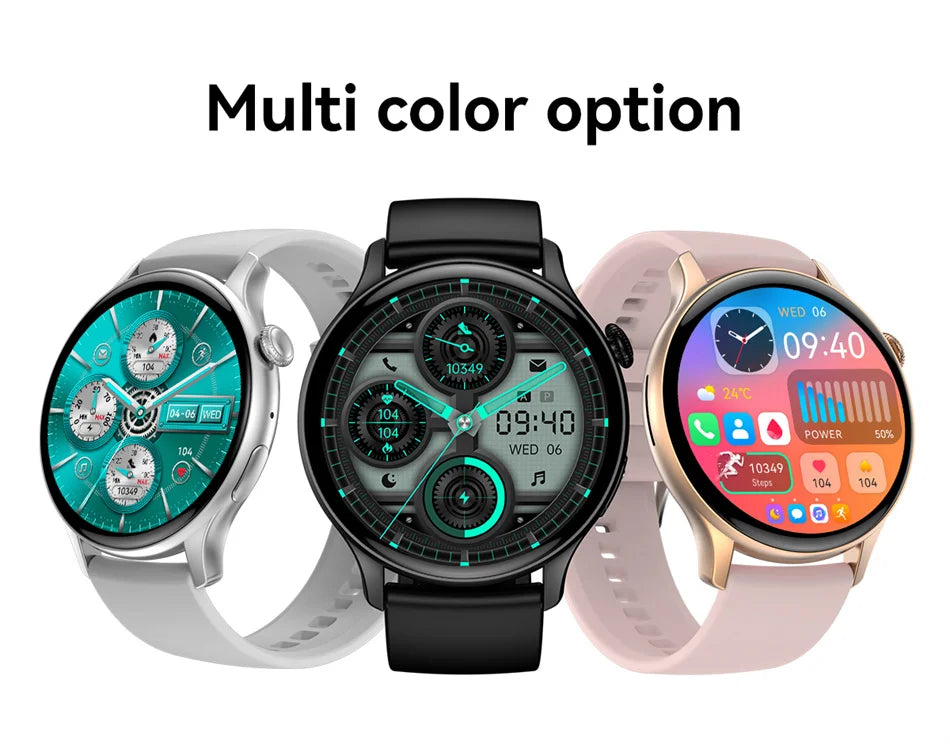 Reloj Inteligente NFC para Mujer con AMOLED, GPS y Llamadas Bluetooth