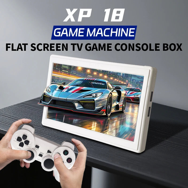 Consola de juegos de TV XP18, salida HDMI, pantalla de 7 pulgadas, consola de vídeo portátil, controlador inalámbrico, compatible con simulador, batería de 4000mAh