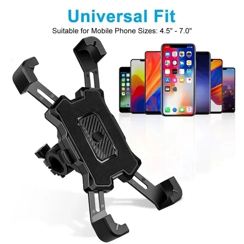 VIKEFON 360 °   Soporte Giratorio para Teléfono de Bicicleta Eléctrica para iPhone, Soporte para Bicicleta de Montaña, Motocicleta, Soporte Antideslizante para Ciclismo