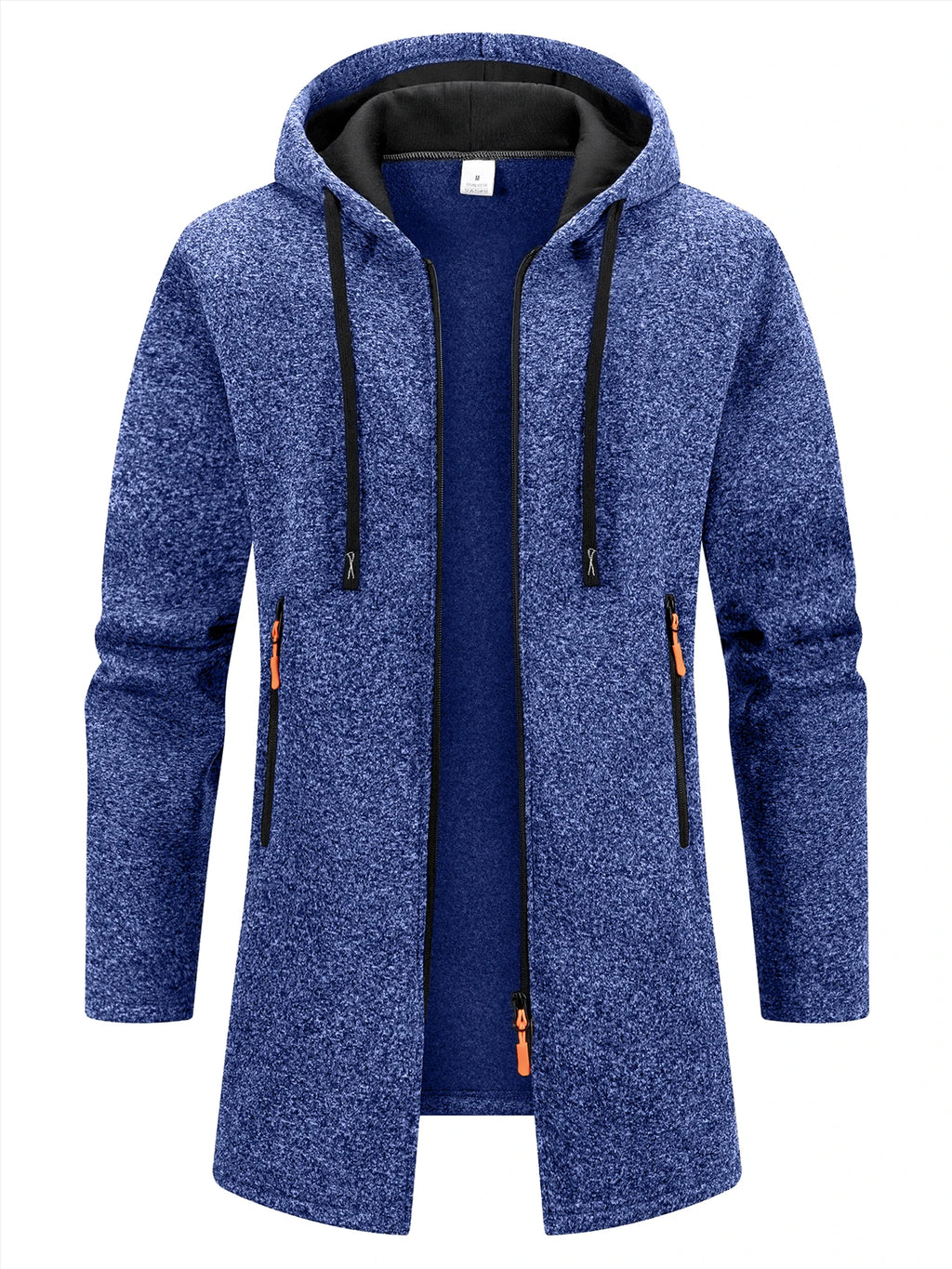 Chaqueta con Capucha y Cremallera para Hombre – Abrigo Polar