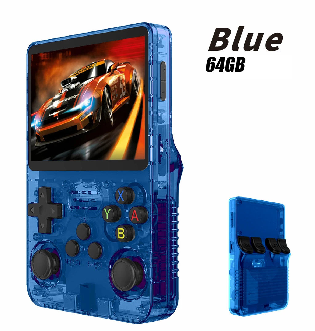 Consola de Juegos Retro R36S ARKOS, Pantalla IPS 3.5 Pulgadas, 64GB