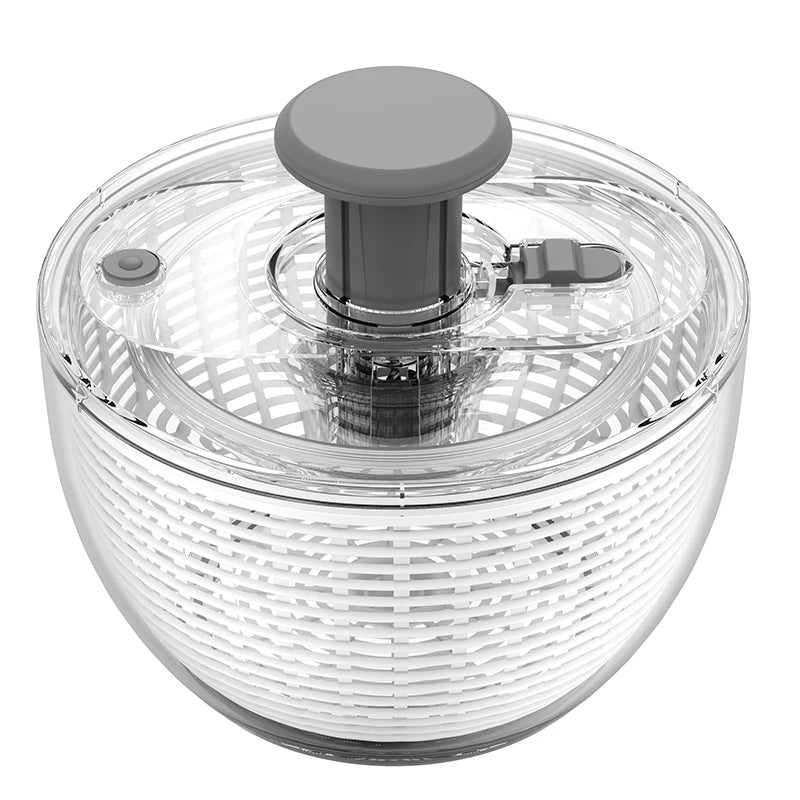 LMETJMA-espeador de ensalada de 6,3 QT, secador de lechuga grande, Spinner de una sola mano, fácil de presionar, secador de verduras grande, mezclador de ensalada, lavadora JT251