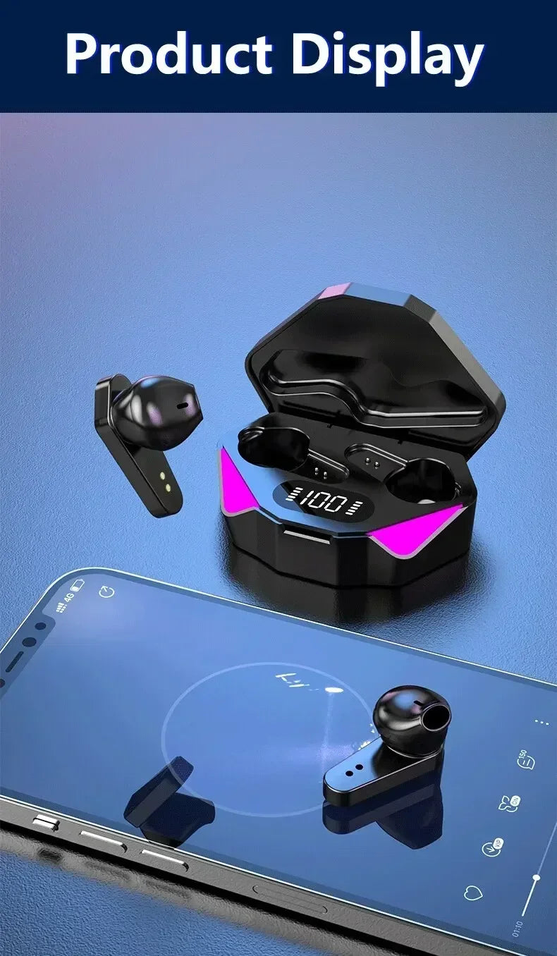 Auriculares Inalámbricos TWS Bluetooth 5.3 con Control Táctil