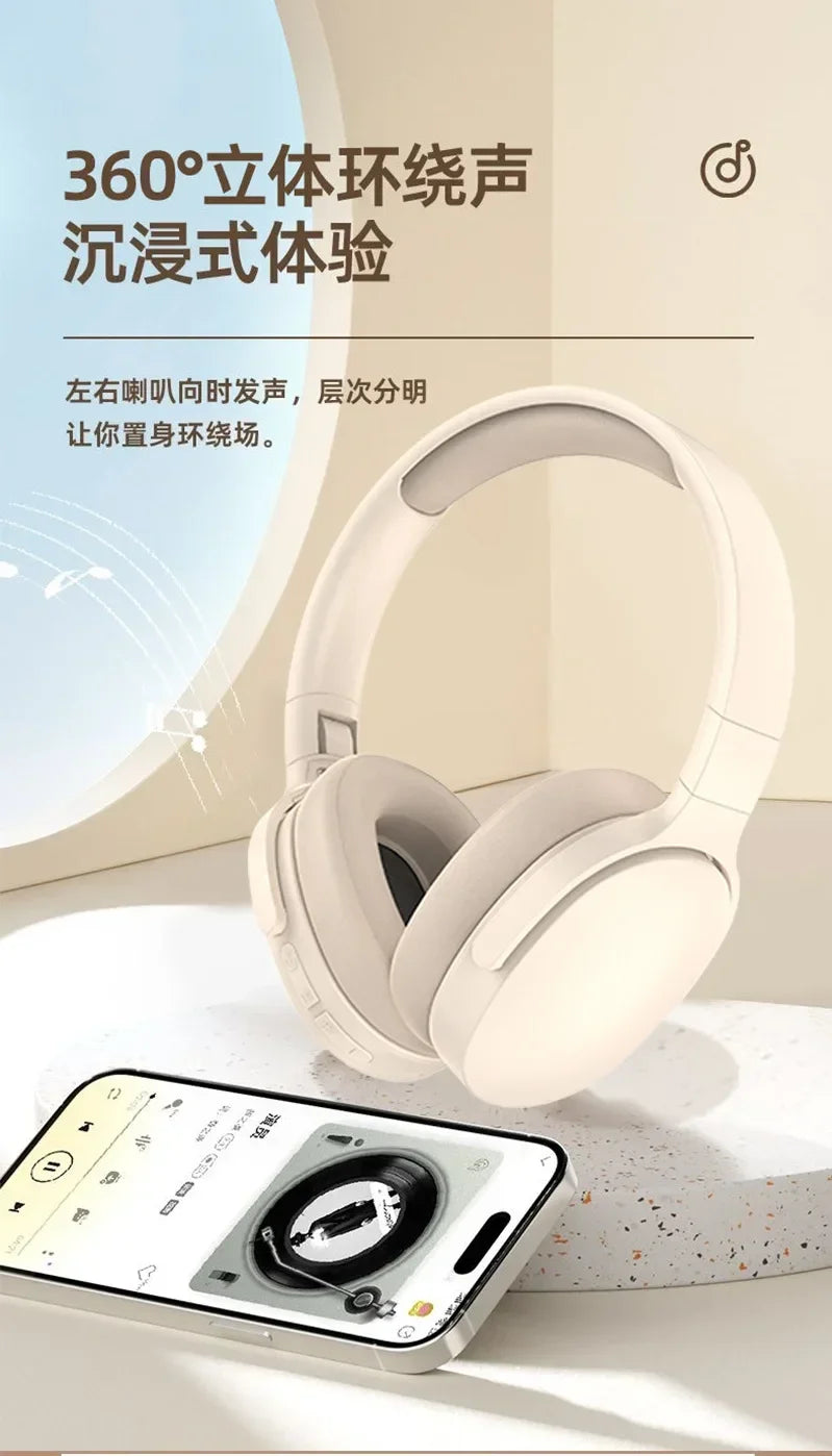 Auriculares Inalámbricos Bluetooth 5.3 HIFI con Micrófono y ANC