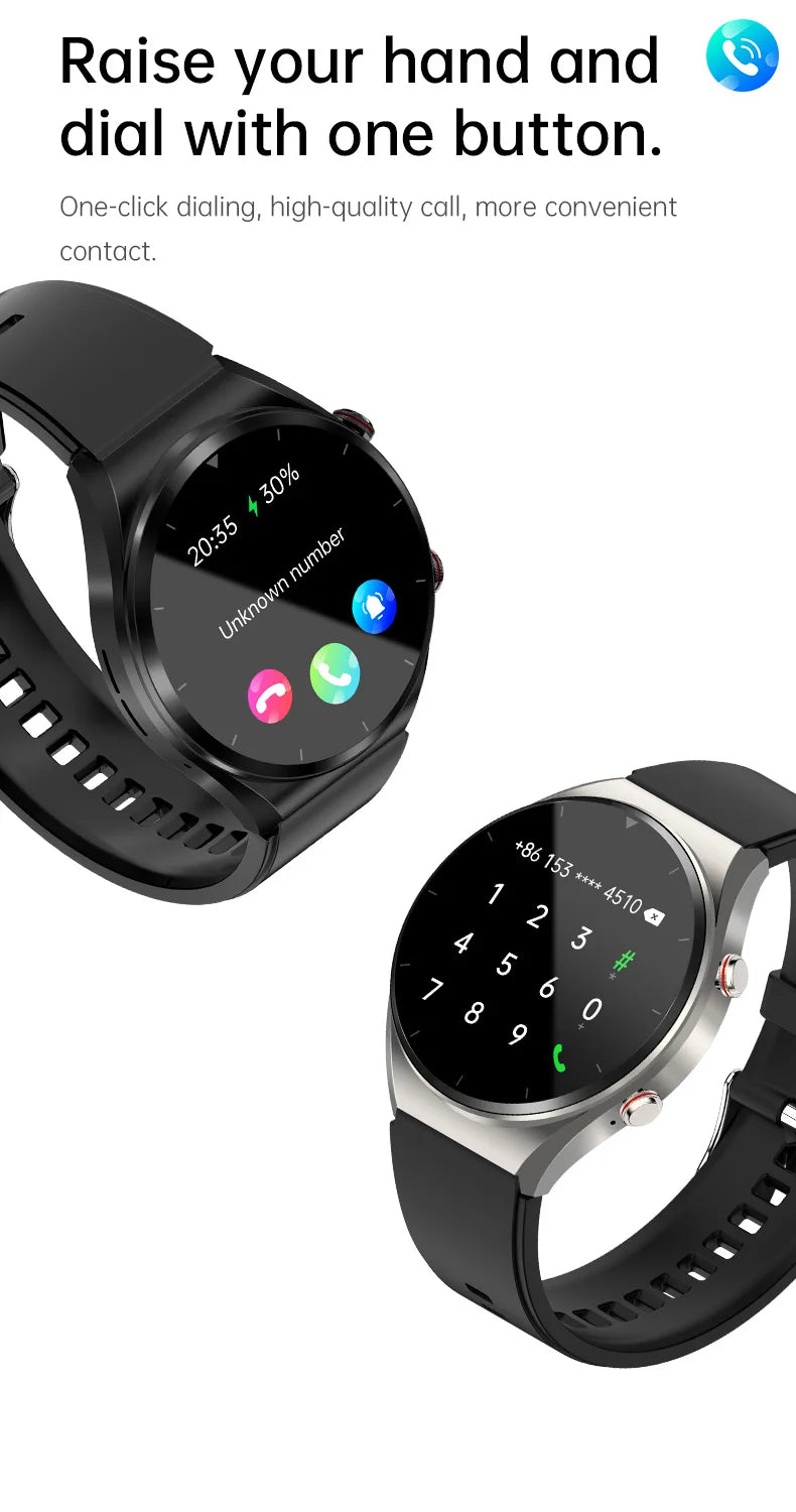 GEJIAN Reloj Inteligente ECG HRV IP67