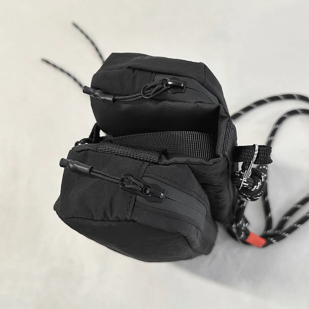Diseño de bolso de hombro pequeño para deportes portátiles al aire libre, bolso para taza de agua, bolso cruzado, bolso funcional para botella de agua de un solo hombro