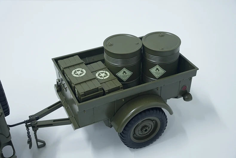 Coche RC Jeep Willys 1941, 2.4G 4WD, Crawler Militar Todoterreno