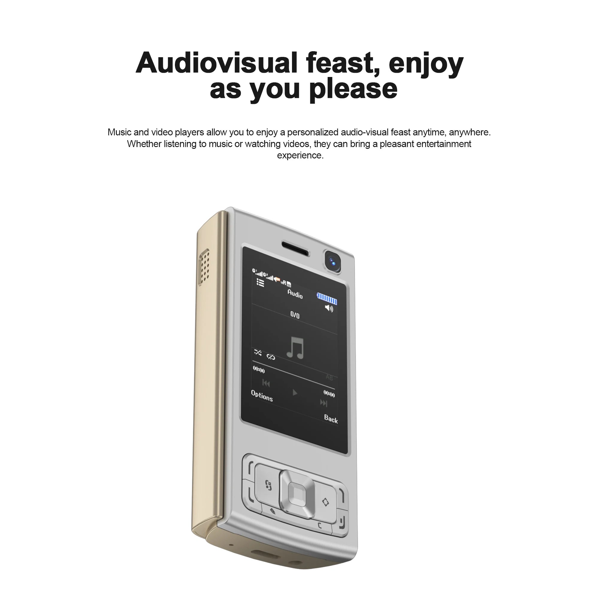 SERVO N95 PRO Slider teléfono móvil 2 SIM llamada grabación velocidad Dial Magic Voice Video Player linterna 2G GSM características teléfonos móviles