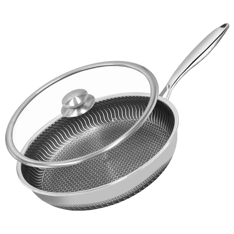 Sartén Antiadherente de Panal con Tapa
