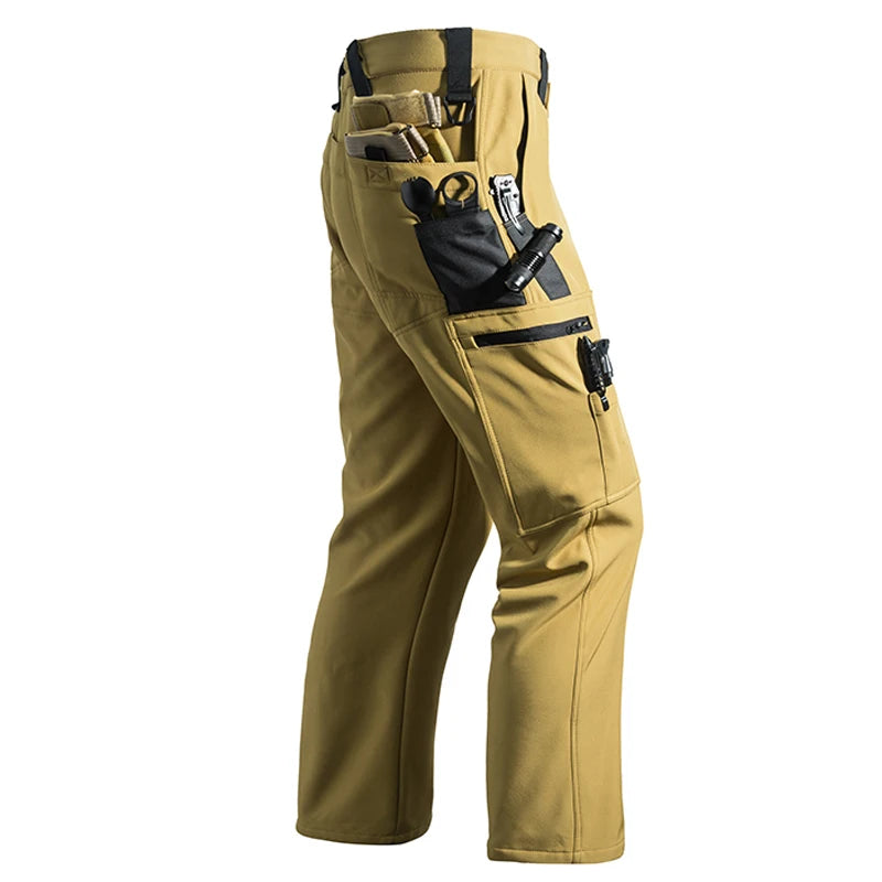 Chaquetas tácticas de piel de tiburón City Gargo para hombre, pantalones de senderismo, pesca, escalada, senderismo, pantalones informales para caza y acampada, M-5XL