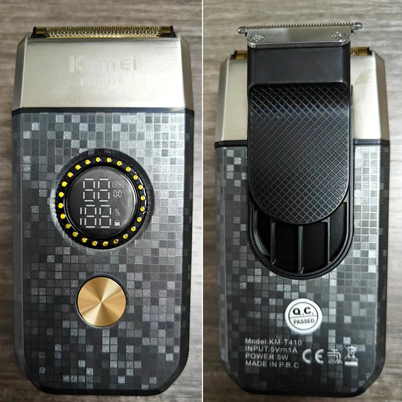 Afeitadora Inalámbrica Kemei KM-T410 Triple Hoja