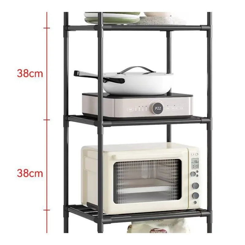 Estante de almacenamiento giratorio multiusos para cocina, balcón y dormitorio
