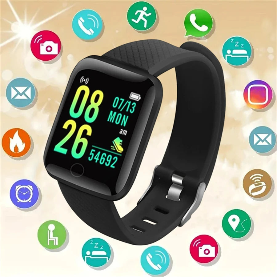 Pulsera Deportiva D13 y 116Plus con Seguimiento de Salud y Notificaciones