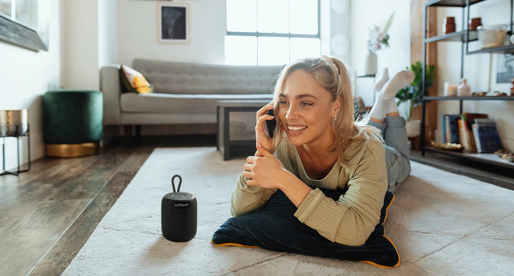 Ortizan Altavoz Bluetooth Portátil 15W IPX7 TF/AUX