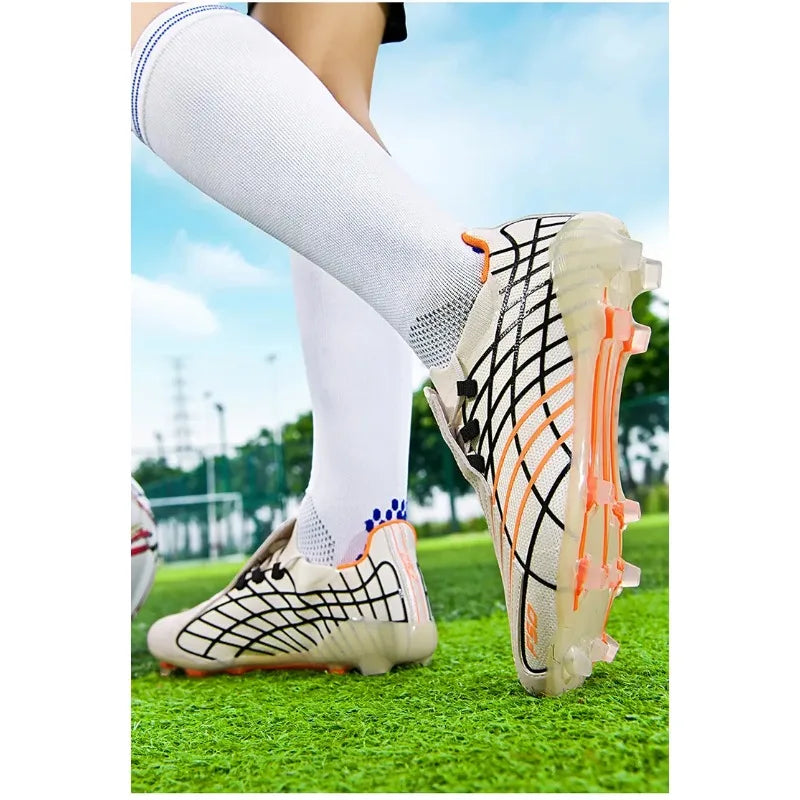 Botines de fútbol F50 FG estilo Spider unisex para terreno firme